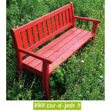 Banc de jardin bois PHILADELPHIA