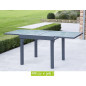 Salon de jardin aluminium "Modulo 4" gris anthracite à 4 fauteuils Salon de jardin aluminium "Modulo 4" gris anthracite à 4 fauteuils