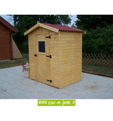 Abri Eden ED 1616.01 (160x160 cm,  au sol) - Abri de jardin bois Eden. Cabanon en bois pas cher.