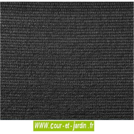 Brise vue Toile HDPE, rouleau 25m GRIS, 300gr/m² - COUR & JARDIN