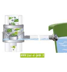 Cuve à eau murale SLIM 300L collecteur