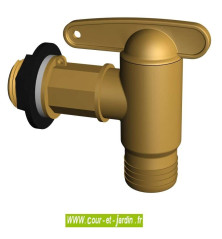 Cuve à eau murale SLIM 300L - robinet imitation laiton