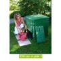 Composteur Thermo-King 400 litres vert - trappe enlèvement compost
