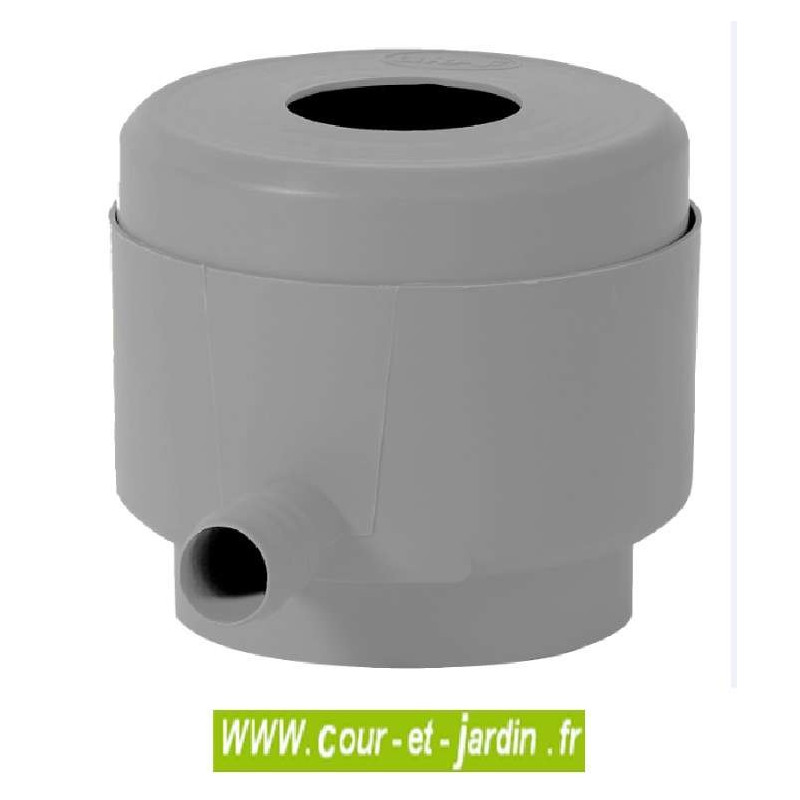 Récupérateur d'eau TONNEAU VINO - collecteur filtrant Eco gris