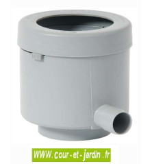 Récupérateur d'eau AMPHORE 500L - collecteur filtrant Eco gris