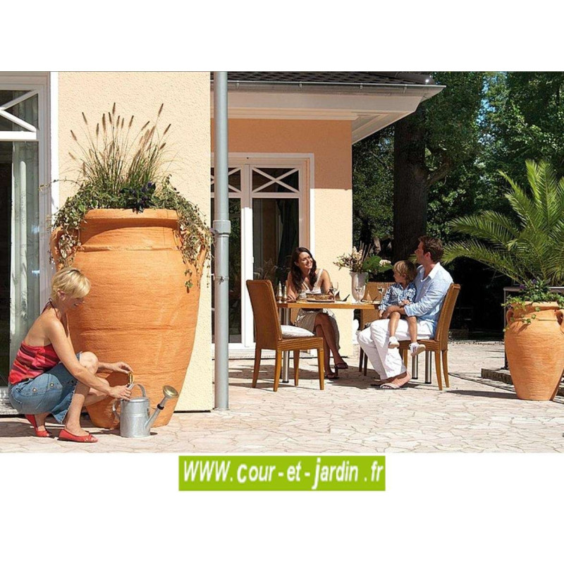 Récupérateur d'eau AMPHORE ANTIK 250L, terracotta Récupérateur d'eau AMPHORE ANTIK 250L, terracotta