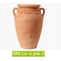 Récupérateur d'eau AMPHORE ANTIK 600L, terracotta