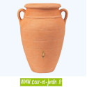 Récupérateur d'eau demi - AMPHORE ANTIK terracotta