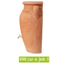 Récupérateur d'eau demi - AMPHORE ANTIK terracotta