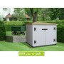 Coffre de rangement de jardin "BOX 100" - coffre PVC jardin ou armoire PVC