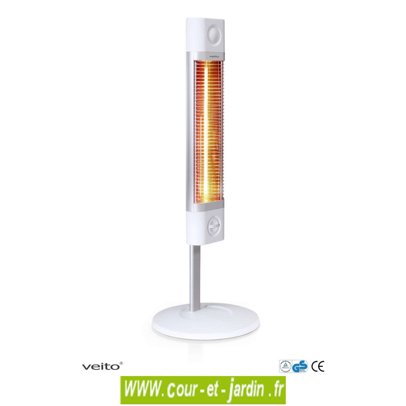Chauffage Infrarouge Sigma blanc 1700w avec ou sans télécommande Chauffage Infrarouge Sigma blanc 1700w avec ou sans télécommande