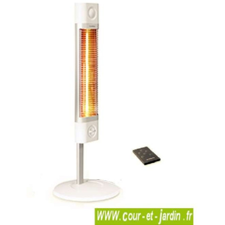 Chauffage Infrarouge Sigma blanc 1700w avec ou sans télécommande