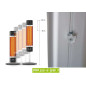 Chauffage Infrarouge Sigma blanc 1700w avec ou sans télécommande Chauffage Infrarouge Sigma blanc 1700w avec ou sans télécommande