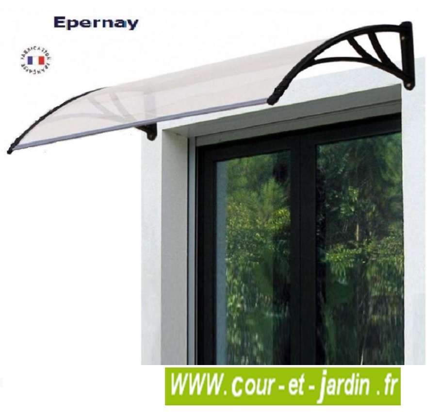 Auvent de fenêtre pour porte d'entrée, auvent d'extérieur - Protection  moderne en polycarbonate - Protection contre