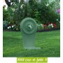 Fontaine jardin QUINO avec robinet de jardin, avec vasque, grand modèle, coloris vert 2500 - Fontaine de cour