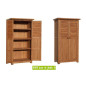 Armoire de balcon, haute en bois, ou meuble pour balcon : PÉPE Armoire de balcon, haute en bois, ou meuble pour balcon : PÉPE