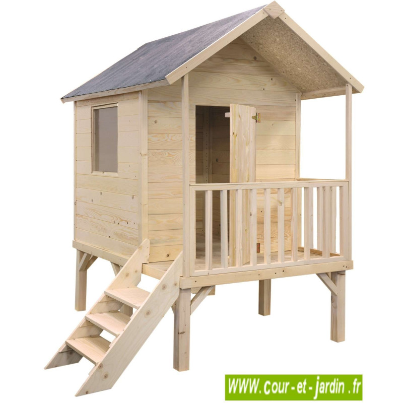 Cabane en bois pour enfant, cabane de jardin pour enfants, maison, enfant