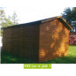 Garage bois 12m² - 2 pans Garage bois 12m² - 2 pans