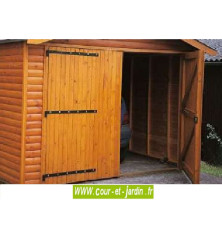 Garage à monter, en bois - Série 2000, 12 m² (303x403cm)  - garage demontable