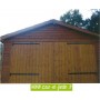 Garage ossature bois - de la série 2000 des garages bois en kit de CIHB - abri garage bois