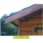 Garage voiture, en bois, de 15m², de la série 2000 des garages en bois de cihb - garage en planches