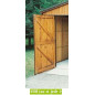 Garage bois 19m² - Hauteur 270 cm Garage bois 19m² - Hauteur 270 cm