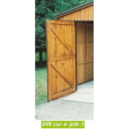 Garage  bois 22 m²  - Hauteur 270
