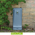 Fontaine murale Venga, Fontaine de jardin murale en fonte, coloris senoual