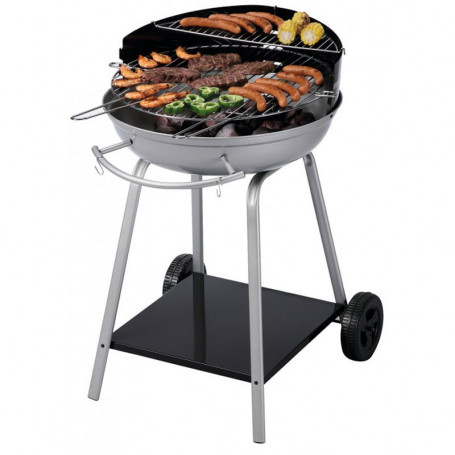 Primematik - barbecue à charbon de bois de 33 cm avec pattes bbq grille  pour jardin et camping - Conforama