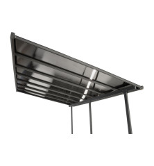 Toit de Terrasse alu TT3050AL  gris de 3,07m x 5m. Pergola aluminium en kit. Pergola alu.