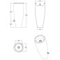 Récupérateur d'eau "KIT 2 en 1" gris de 300 L avec bac à fleurs Récupérateur d'eau "KIT 2 en 1" gris de 300 L avec bac à fleurs