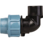 Coude femelle plastique pour tube PE