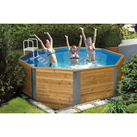 Piscine en bois avec Echelle - 7,5 m³