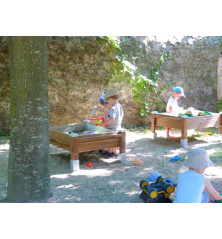Bac à sable surélevé- Petite enfance