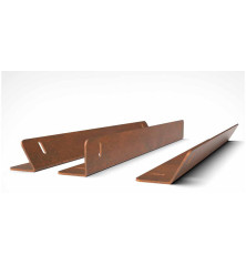 Abri-bûches Design  Carré en Acier peint