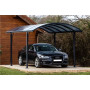 Carport aluminium, toit polycarbonate car3048alrp, abri voiture