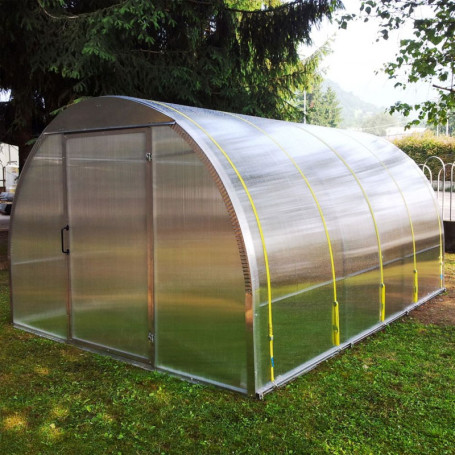 Serre de jardin polycarbonate 12,8 m² - Serres de culture- Cour et