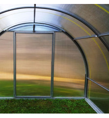 Serre polycarbonate alvéolé Anthéa, 12.80m², de 305 x 420 cm
