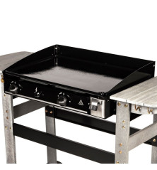 Plancha Gaz sur chariot