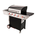 Barbecue Plancha Inox 4 brûleurs