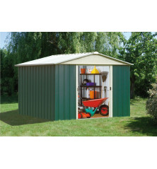 Abri métal vert  7,90 m²