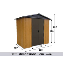 abri pas cher 5m ²