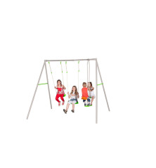 Portique balançoires 4 enfants