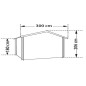Garage métal -13,5 m²- MELTON Garage métal -13,5 m²- MELTON