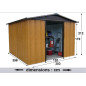 Abri 2 roues 10 m² Abri 2 roues 10 m²