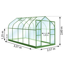 Serre jardin Diana 8,3m²