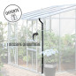 Serre jardin verre trempé 7,8m² Serre jardin verre trempé 7,8m²