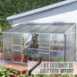 Serre jardin verre trempé 7,8m² Serre jardin verre trempé 7,8m²