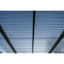 Carport en bois traité CAR3051A, pergola terrasse toit PVC 5mx3
