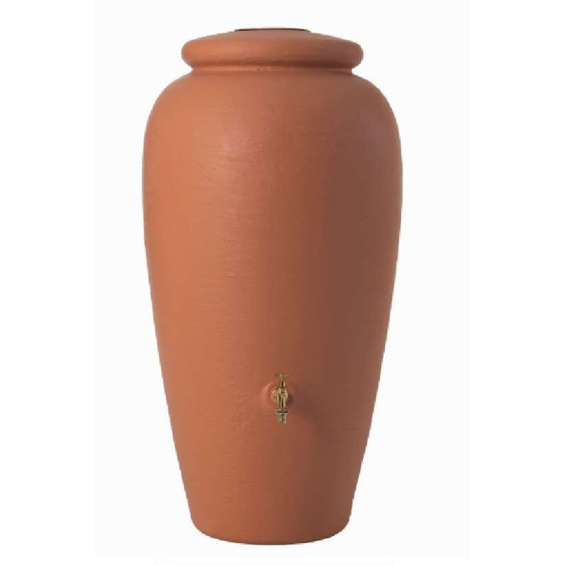 Récupérateur d'eau AMPHORE 300L coloris terracotta